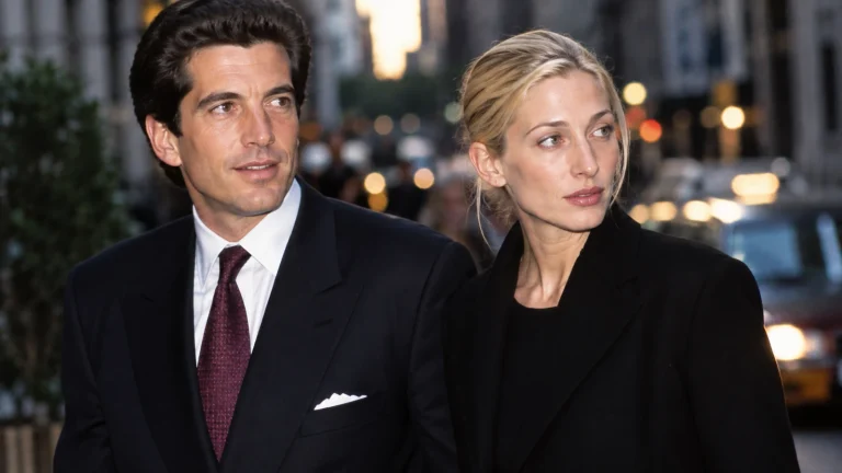 JFK Jr. and Carolyn Bessette