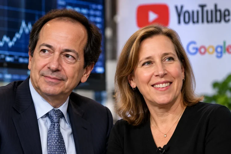 John Paulson and Susan Wojcicki