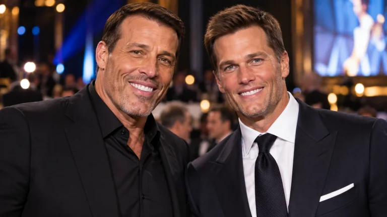 Tony Robbins and Tom Brady